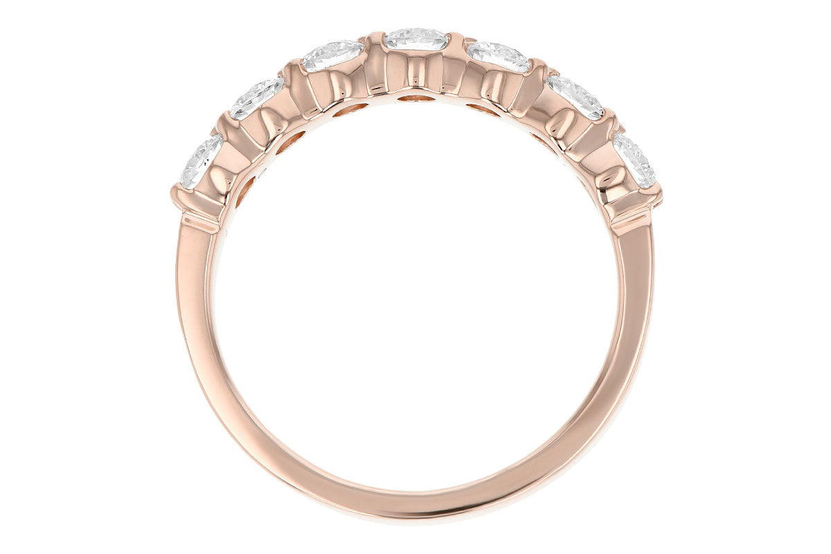 Allison Kaufman Diamond Wedding Band in 14K Rose Gold, 1.00 ctw (WR114-1), alternate view