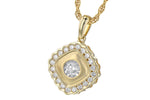 Allison Kaufman Diamond Necklace in 14K Yellow Gold, 0.30 ctw (N8205), alternate view