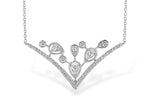 Allison Kaufman Diamond Necklace in 14K White Gold, 0.45 ctw