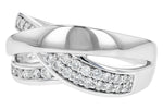 Allison Kaufman Diamond Wedding Band in 14K White Gold, 0.34 ctw (W2357), alternate view