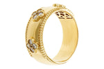 Allison Kaufman Diamond Wedding Band in 14K Yellow Gold, 0.35 ctw (W2676), alternate view