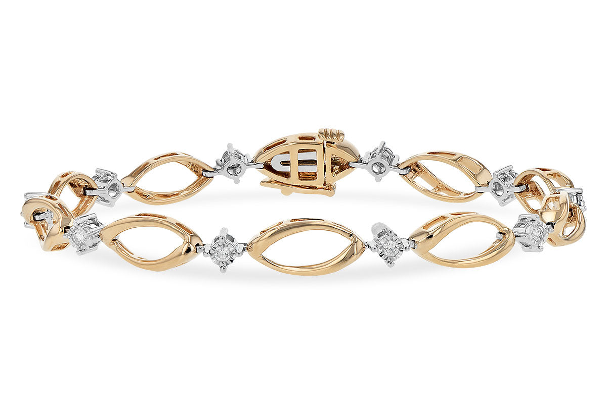 Allison Kaufman Diamond Bracelet in 14K Rose Gold, 0.25 ctw (B1243)
