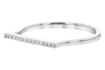 Allison Kaufman Diamond Ring in 14K White Gold, 0.06 ctw, alternate view
