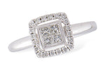 Allison Kaufman Diamond Ring in 14K White Gold, 0.41 ctw