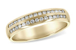 Allison Kaufman Diamond Wedding Band in 14K Yellow Gold, 0.25 ctw (WR135-25)