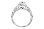 Allison Kaufman Diamond Engagement Ring Semi-Mount in 14K White Gold, 0.16 ctw (L7718), alternate view