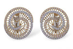 Allison Kaufman Diamond Earrings in 14K Yellow & White Gold, 1.04 ctw