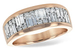 Allison Kaufman Baguette Diamond Wedding Band in 14K Rose Gold, 1.00 ctw
