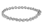 Allison Kaufman Fancy-Cut Diamond Bracelet in 14K White Gold, 2.15 ctw, alternate view