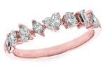 Allison Kaufman Diamond Wedding Band in 14K Rose Gold, 0.69 ctw