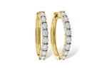 Allison Kaufman Diamond Earrings in 14K Yellow Gold, 1.00 ctw (ER809-1)