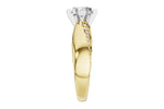 Allison Kaufman Diamond Engagement Ring Semi-Mount in 14K Yellow Gold, 0.12 ctw (L7940), alternate view