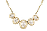Allison Kaufman Fancy-Cut Diamond Necklace in 14K Yellow Gold, 0.85 ctw