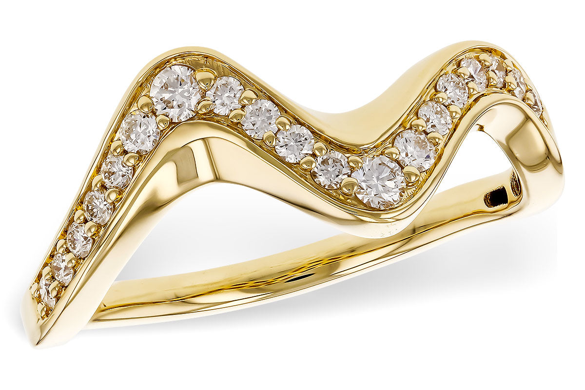 Allison Kaufman Diamond Ring in 14K Yellow Gold, 0.25 ctw (D6048)