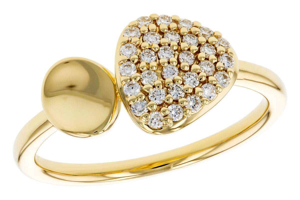 Allison Kaufman Diamond Ring in 14K Yellow Gold, 0.23 ctw