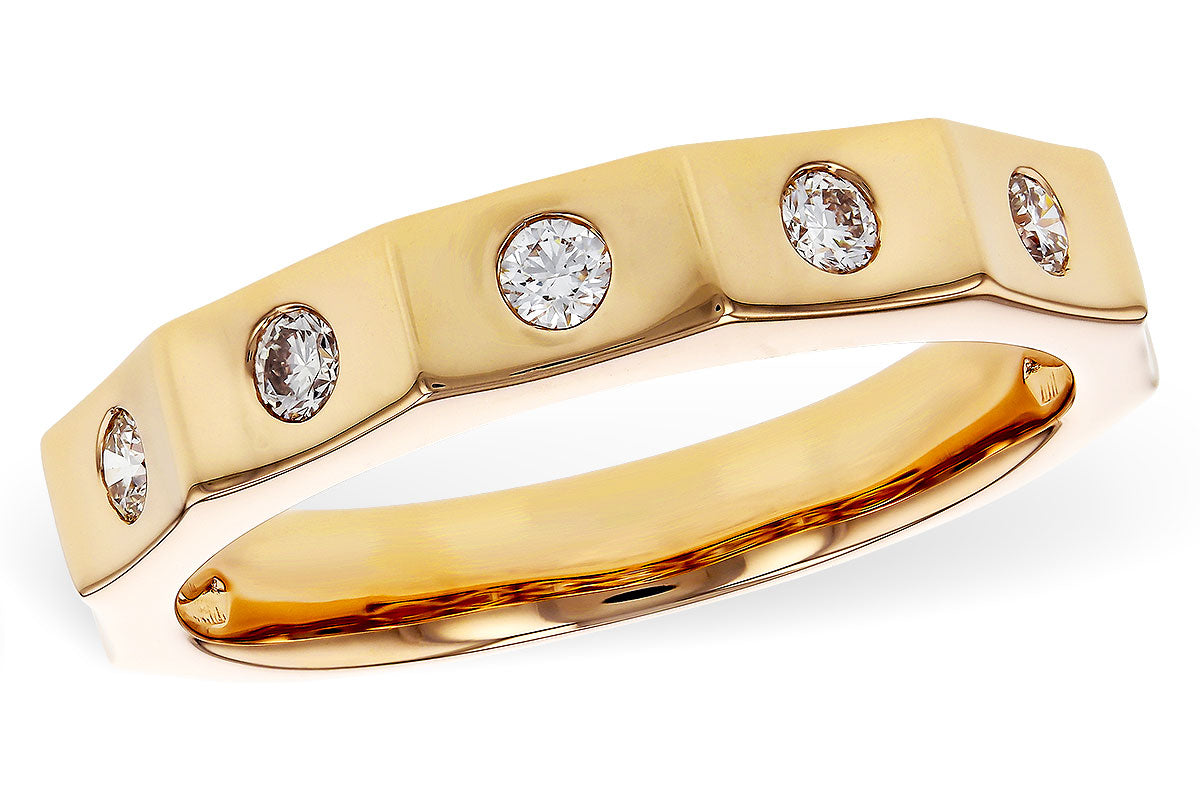 Allison Kaufman Diamond Wedding Band in 14K Yellow Gold, 0.20 ctw