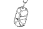 Allison Kaufman Diamond Necklace in 14K White Gold, 0.32 ctw (N8847)