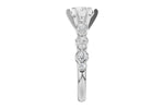 Allison Kaufman Diamond Engagement Ring Semi-Mount in 14K White Gold, 0.50 ctw (L7921), alternate view