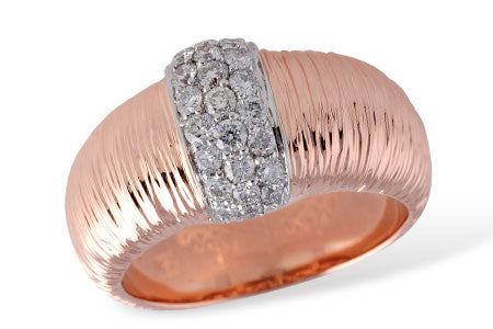 Allison Kaufman Diamond Wedding Band in 14K Rose Gold, 0.50 ctw