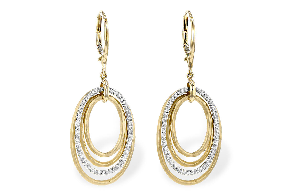 Allison Kaufman Diamond Earrings in 14K Yellow Gold, 0.35 ctw