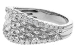 Allison Kaufman Diamond Wedding Band in 14K White Gold, 0.50 ctw (W2712), alternate view