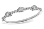 Allison Kaufman Diamond Wedding Band in 14K White Gold, 0.21 ctw (W2626)