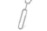 Allison Kaufman Diamond Necklace in 14K White Gold, 0.14 ctw (N8459)