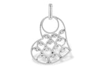 Allison Kaufman Diamond Pendant in 14K White Gold, 0.08 ctw (P6474)