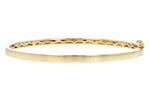 Allison Kaufman Gold Bangle Bracelet in 14K Yellow Gold