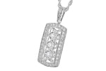 Allison Kaufman Diamond Necklace in 14K White Gold, 0.40 ctw (N8283), alternate view
