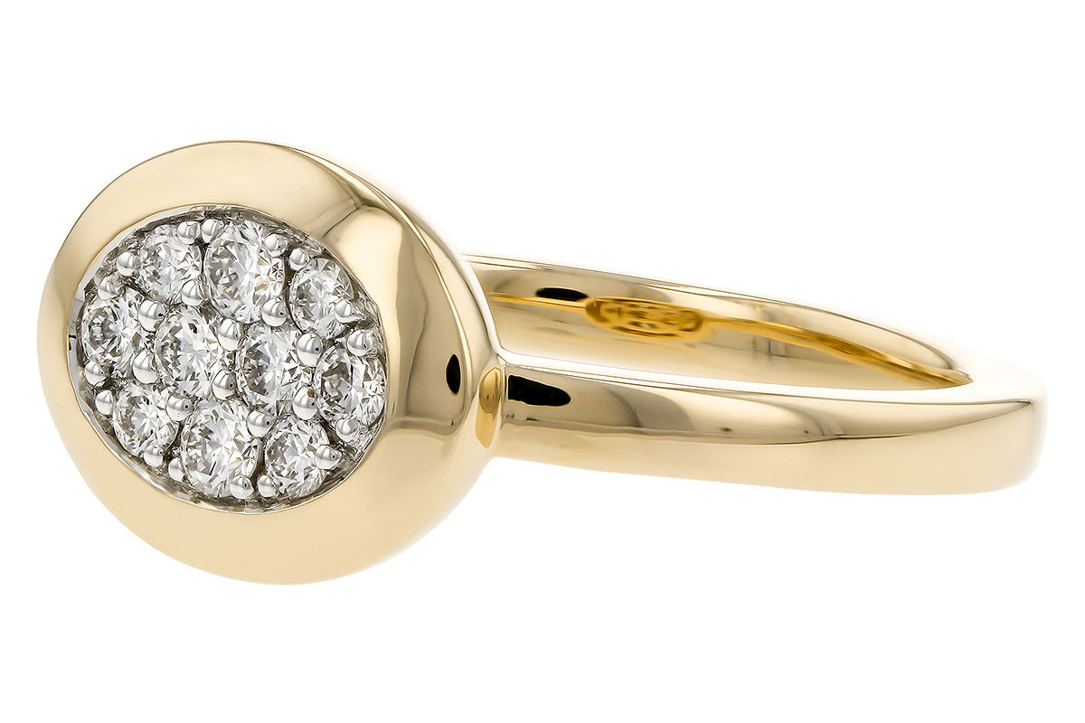 Allison Kaufman Diamond Ring in 14K Yellow Gold, 0.25 ctw (D6049), alternate view