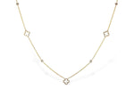 Allison Kaufman Diamond Necklace in 14K Yellow Gold, 0.20 ctw (N8606)