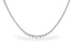Allison Kaufman Diamond Necklace in 14K White Gold, 8.25 ctw