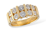 Allison Kaufman Diamond Wedding Band in 14K Yellow Gold, 2.00 ctw (W1716)
