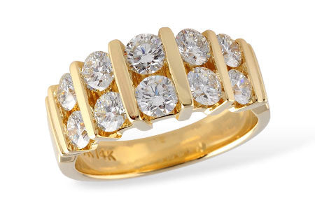 Allison Kaufman Diamond Wedding Band in 14K Yellow Gold, 2.00 ctw (W1716)