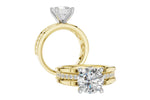 Allison Kaufman Diamond Engagement Ring Semi-Mount in 14K Yellow Gold, 0.27 ctw, alternate view