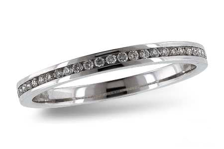 Allison Kaufman Diamond Wedding Band in 14K White Gold, 0.14 ctw (W1864)