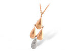 Allison Kaufman Diamond Necklace in 14K Yellow & White Gold, 0.19 ctw (N7705)