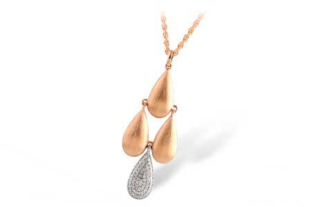 Allison Kaufman Diamond Necklace in 14K Yellow & White Gold, 0.19 ctw (N7705)