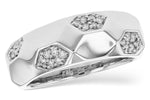 Allison Kaufman Diamond Ring in 14K White Gold, 0.18 ctw