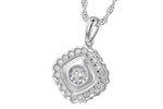 Allison Kaufman Diamond Necklace in 14K White Gold, 0.30 ctw (N8205), alternate view