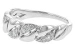 Allison Kaufman Diamond Wedding Band in 14K White Gold, 0.17 ctw (W2312), alternate view