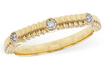 Allison Kaufman Diamond Wedding Band in 14K Yellow Gold, 0.03 ctw