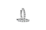 Allison Kaufman Diamond Earrings in 14K White Gold, 0.25 ctw (ER809-25), alternate view
