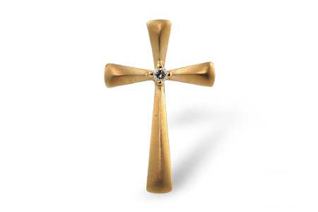 Allison Kaufman Diamond Pendant in 14K Yellow Gold, 0.03 ctw (P6476)