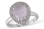 Allison Kaufman Amethyst & Diamond Ring in 14K White Gold, 2.23 ctw