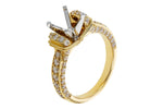 Allison Kaufman Diamond Engagement Ring Semi-Mount in 14K Yellow Gold, 1.00 ctw (L7910), alternate view
