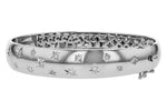 Allison Kaufman Diamond Bangle Bracelet in 14K White Gold, 0.30 ctw, alternate view