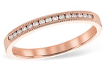 Allison Kaufman Diamond Wedding Band in 14K Rose Gold, 0.12 ctw (WR108-12)