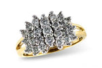 Allison Kaufman Diamond Wedding Band in 14K Yellow & White Gold, 0.90 ctw